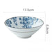 Elegant Horn-Shaped Japanese Ceramic Bowl for Ramen and Soups - 8 Inch