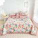 Dinosaur Delight Summer Quilt for Kids - Fun Floral Patterns for Boys' Room Decor