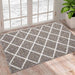 Luxurious Non-Slip Microfiber Welcome Mat: Chic Moisture-Absorbing Rug for Entryways