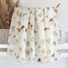 Organic Bamboo Cotton Swaddle Blanket for Newborns