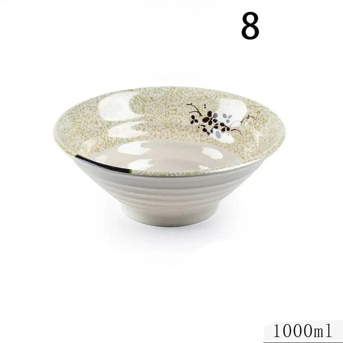 Chic Melamine Bowl for Ramen and Salad – Perfect for Home and Restaurant Use