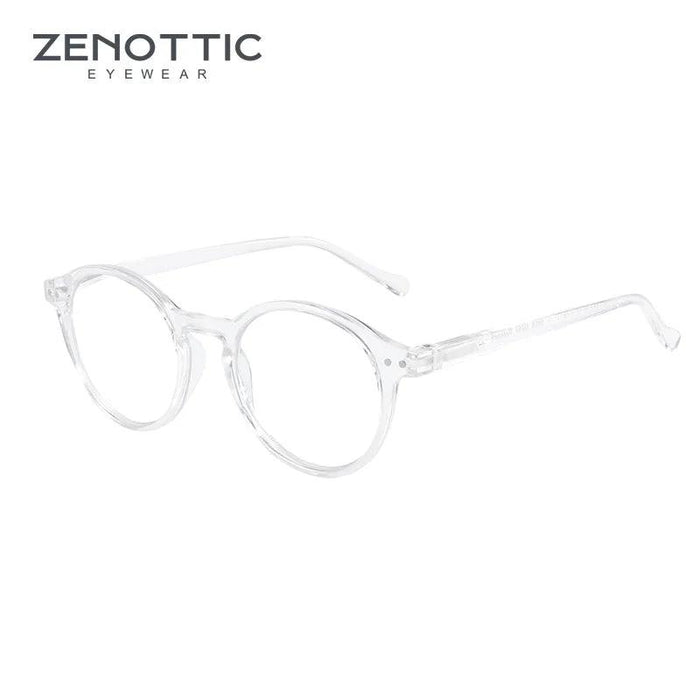 ZENOTTIC 2024 Retro Blue Light Blocking Reading Glasses - Chic Eyewear for Eye Protection and Better Sleep