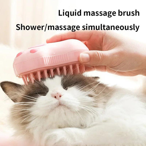 Ultimate 3-in-1 Pet Grooming Steam Brush and Comb for Cats and Dogs