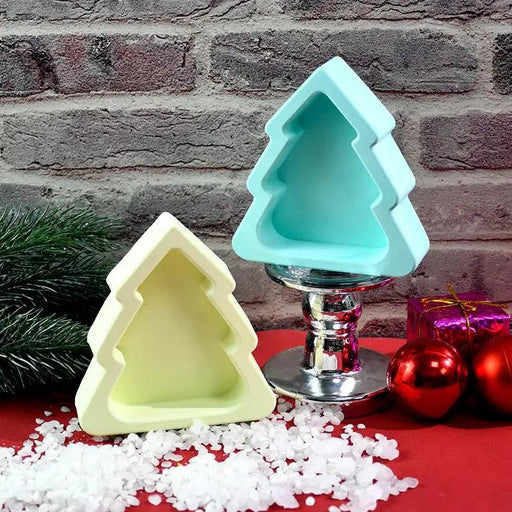 Festive Christmas Tree Silicone Mold for Candles and Ornaments