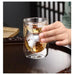 Artisan Crafted Double-Walled Glass Cup for Chic Home & Office Enjoyment