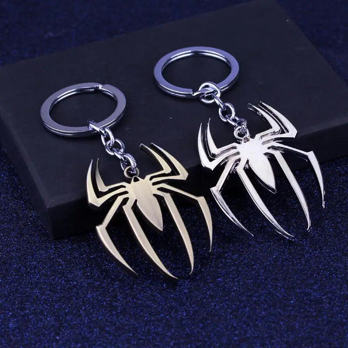 Spiderman Emblem Keychain - Stylish Spider Keyring for Marvel Enthusiasts