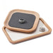 Luxurious Solid Wood and Microfiber Jewelry Storage Tray for Rings, Bracelets, Watches, and Necklaces