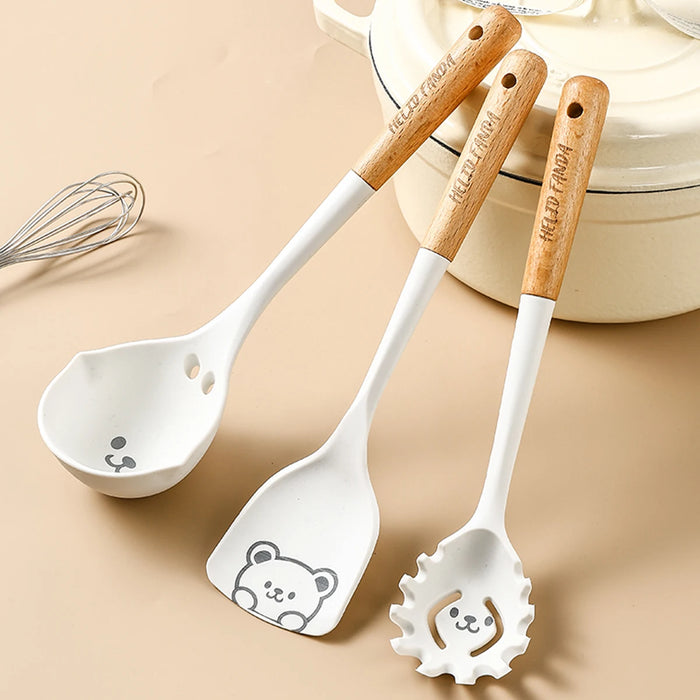 Ultimate Silicone Kitchen Utensil Set for Cooking at High Temperatures