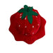 Strawberry Delight Costume Beret Hat for Women - Fun Plush Bonnet for Halloween, Parties, and Costumes