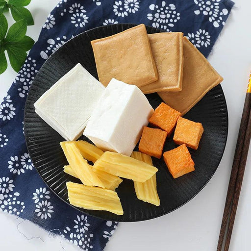 Creative Dried Tofu Kitchen Model Set - 10pcs Fun Accessories for Gifts and Student Decor