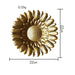 Luxurious Golden Aura Metal Wall Art for Chic Home Decor