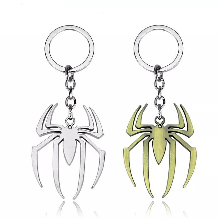 Spiderman Emblem Keychain - Stylish Spider Keyring for Marvel Enthusiasts