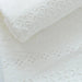 Elegant 100% Cotton White Lace Material