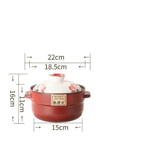 Versatile High-Heat Ceramic Casserole Pot Set for Stovetop Cooking