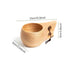 Artisan Acacia Wood Adventure Mug with Stylish Rope Handle - Your Unique Outdoor Drinkware