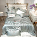 Silky Soft White Bamboo Lyocell 600TC Luxury Duvet Cover Set