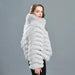 Reversible Luxury Fox Fur and Silk Winter Jacket - A Statement of Elegance