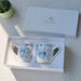 Elegant Blue and White Japanese Porcelain Tea and Coffee Collection