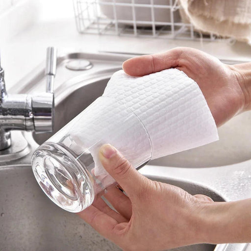 50-Count Disposable Kitchen Towels - Ultimate Cleaning Companion for Busy Chefs