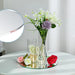 36-Piece Glass Cylinder Vases and Mirror Trays Set for Stylish Event Decor