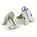 R2-D2 Movie-Inspired Cufflinks: Stylish Alloy Accessories for Star Wars Enthusiasts