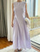 Chic White Pleated Plus Size Maxi Dress for Women - Sleeveless Round Neck Style