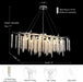 Nature's Elegance: Luxurious LED Crystal Chandelier for Exquisite Home Illumination