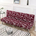 Elegant Stretch Slipcover for Futon Sofa with Stylish Print