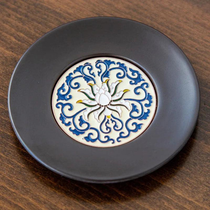 Zen-Inspired Kung Fu Tea Coasters - Heat-Insulating Round Mats for Teaware and Beverage Enjoyment