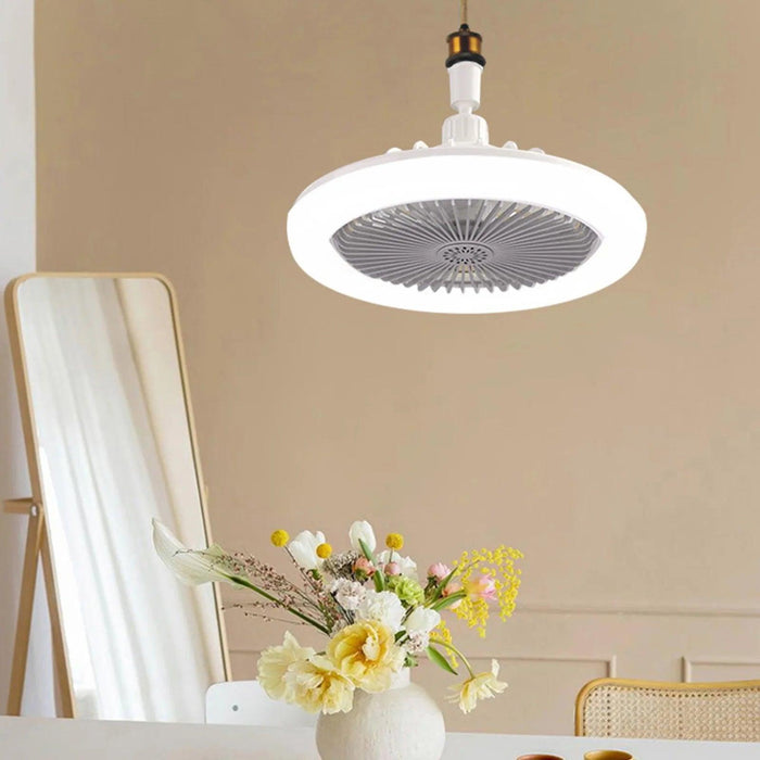 Intelligent Customizable Ceiling Fan with Ambiance Lighting for Modern Spaces