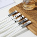 Elegant Japanese Porcelain Chopstick Set - 5 Pairs for a Refined Dining Experience