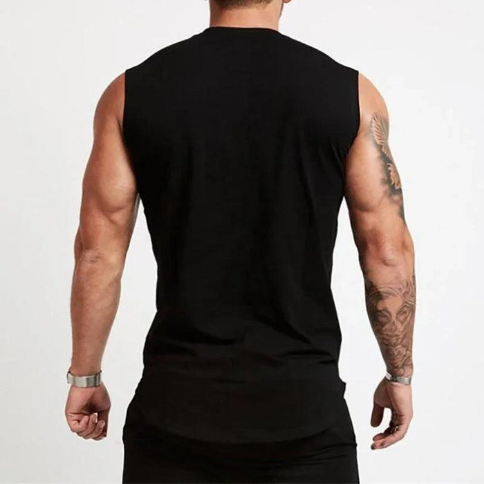 Men's Bodybuilding Sleeveless Workout Tank Top for Fitness and Sports