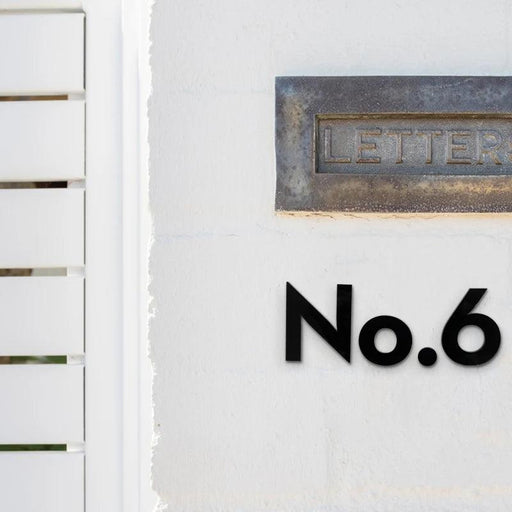 Stylish 3-Inch Self-Adhesive Acrylic Address Numbers – Choose from Timeless Black, Sleek Silver, or Opulent Gold