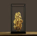 Elegant Golden Mountain Resin Tabletop Accents for Luxurious Living Spaces