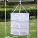 Grey Multi-Layer Mesh Drying Net - Perfect for Vegetables, Laundry, and More