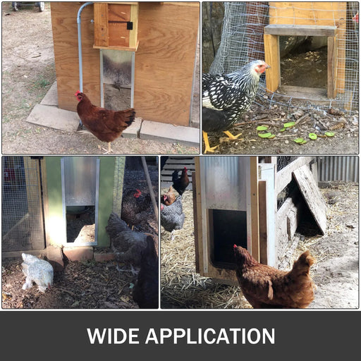 Automatic Chicken Coop Door Opener Kit with Infrared Sensor and Timer - Secure Protection for Poultry