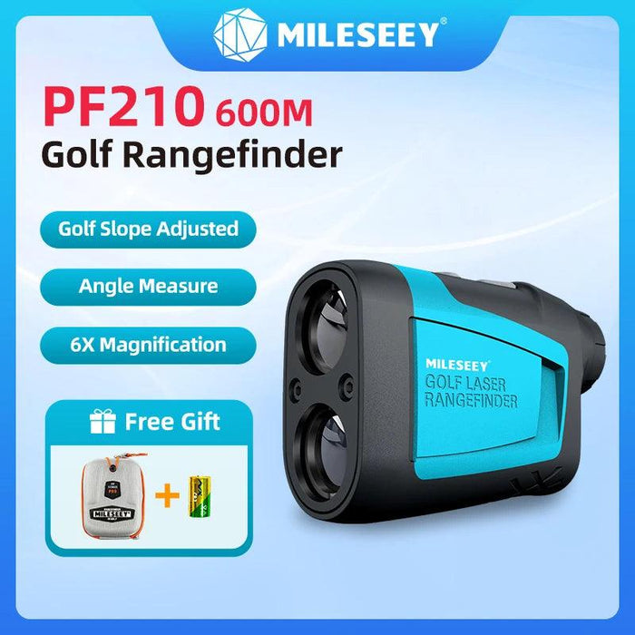 Mileseey Precision Golf Laser Rangefinder Telescope - 600M Measurement, 6X Monocular for Golf, Sports & Hunting