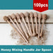 Artisan Wooden Honey Stirrer with Innovative Groove for Effortless Mixing