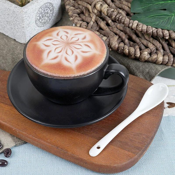 Realistic Decorative Cappuccino Cup for Elegant Home and Event Displays