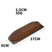 Elegant Wooden Serving Platter for Sushi, Dumplings, and Bakery Treats - Oblong Kitchen Essential