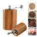 Elegant Acacia Wood Manual Spice Grinder Set with Adjustable Coarseness for Culinary Excellence