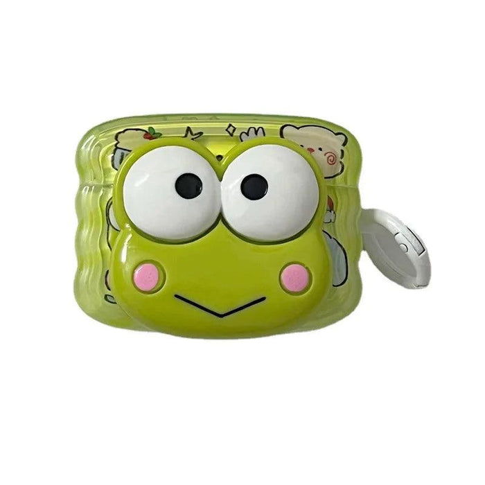 Charming Sanrio 3D Keroppi AirPods & Pro Case - Fun and Reliable Earphone Protector