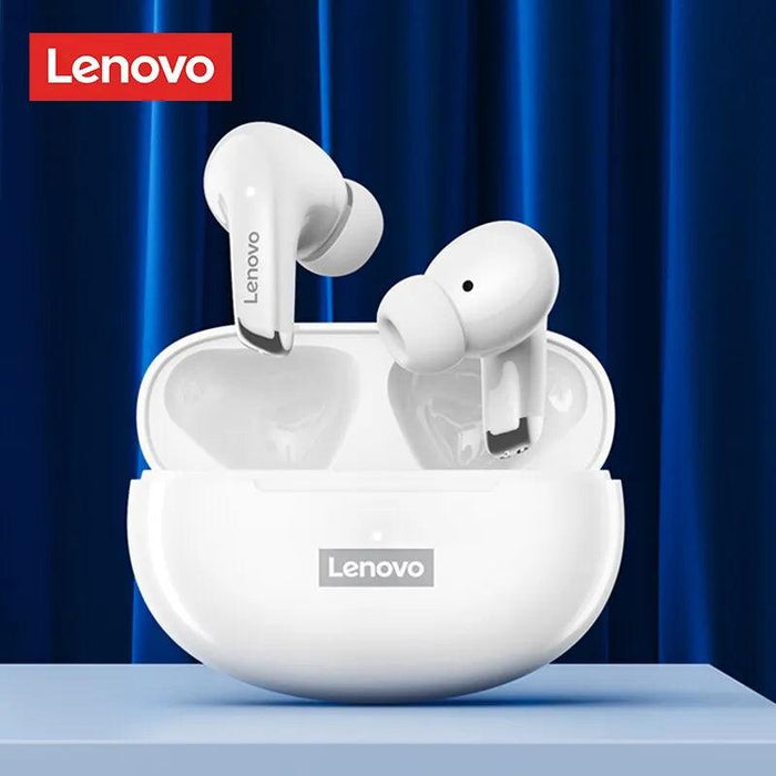 Lenovo LP5 True Wireless Earbuds - Superior Sound Quality, Sweat-Resistant, Active Noise-Cancellation