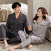 Chic Korean Unisex Cotton Sleepwear Set for Luxurious Comfort