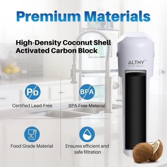 ALTHY Advanced Under Sink Water Filtration System - NSF/ANSI Certified for Superior Purity and Taste