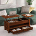 Versatile Lift-Top Coffee Table with Hidden Storage and Height Adjustment