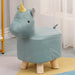 Charming Cartoon Animal Wooden Stool for Kids - Fun and Portable Shoe Changing Seat