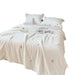 Luxury Summer Soybean Duvet Insert - Double-Layered Cotton Quilt with Elegant Embroidery