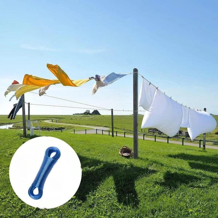 20m Heavy-Duty Steel-Cored Clothesline - Perfect for Indoor and Outdoor Use