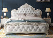 Regal Morocco Dream Leather Bed - European Opulence & Morocco Charm